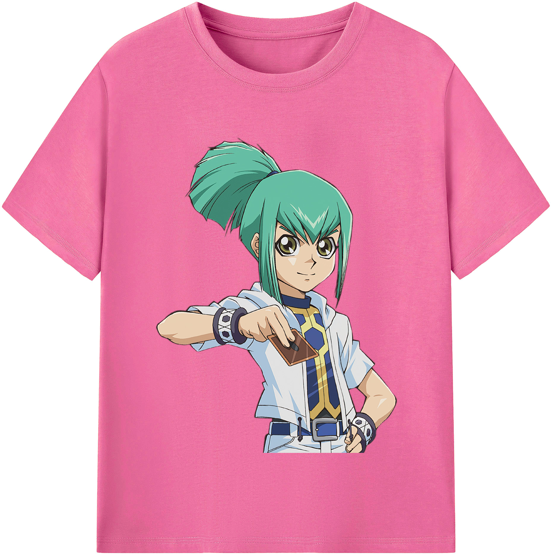（画像用） 遊☆戯☆王 Yu-Gi-Oh! レディースカジュアルプリントTシャツ（綿100％）